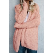 Warming Trend Hooded Pink Wool Coat