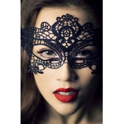 Stylish Hollow-out Black Lace Cosplay Costumes