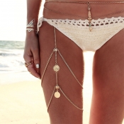 Lovely Retro Gold Metal Body Chain