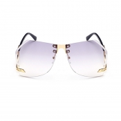 Lovely Trendy Gery Plastic Sunglasses