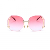 Lovely Trendy Pink Plastic Sunglasses