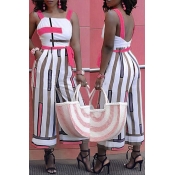 Lovely Chic Dew Shoulder Geometric Printed White P