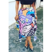 Lovely Casual Print Ankle Length A Line Skirts