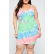Lovely Women’s Tie-dye Multicolor Dress