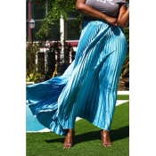 Lovely Stylish Skyblue Ankle Length A Line Skirt