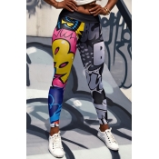 Lovely Casual Printed Multicolor Pants