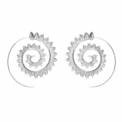 Lovely Vintage Hollow-out Silver Alloy Earring