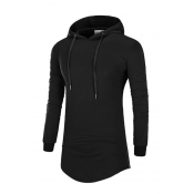 Lovely Casual Hooded Collar Black Hoodies
