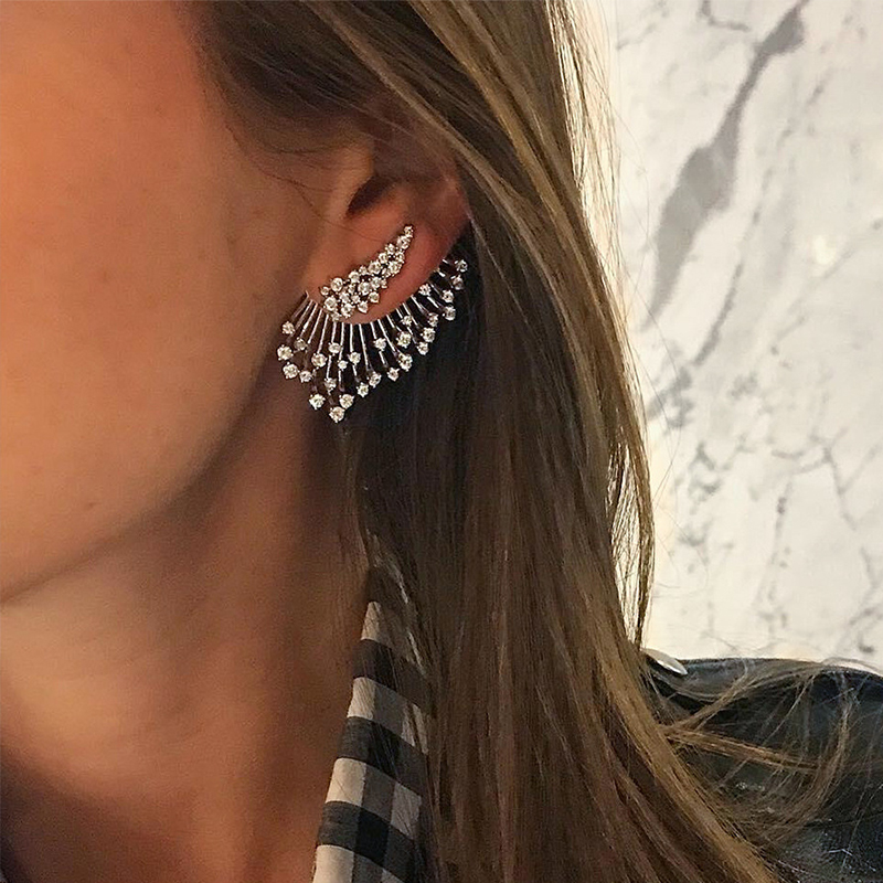 Lovely Trendy Silver Alloy Earring