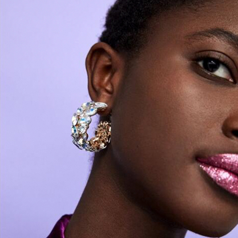 Lovely Trendy Gold Alloy Earring