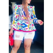 Lovely Tredy Printed Multicolor Blouse