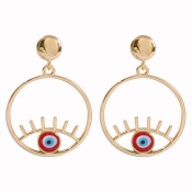 Lovely Trendy Hollow-out Red Alloy Earring