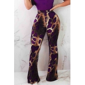 Lovely Trendy Printed Purple Pants