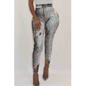 Lovely Trendy Sequined Multicolor Pants