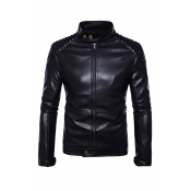 Lovely Casual Buttons Decorative Black Jacket