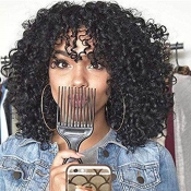 Lovely Trendy Curly Synthetic Black Wigs