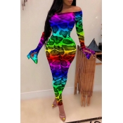 Lovely Sexy Leopard Printed Multicolor One-piece J