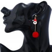 Lovely Christmas Day Red Earring