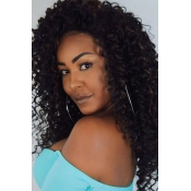 Lovely Street Short Curly Black Wigs