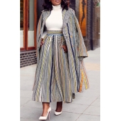 Lovely Casual Printed Loose Multicolor Two-piece P