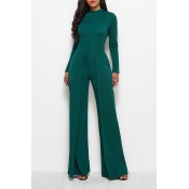 Lovely Trendy Loose Green One-piece Jumpsuit