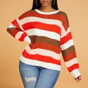 Lovely Leisure Striped Mulicolor Sweater