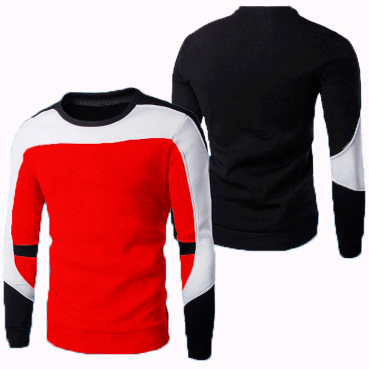 Lovely Casual Patchwork Red T-shirt