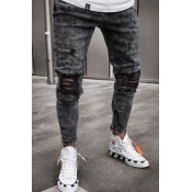 Lovely Casual Hollow-out Black Pants