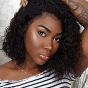 Lovely Chic Basic Curly Black Wigs