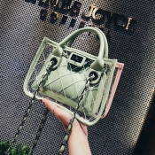 Lovely Chic Patchwork Green Crossbody Bag