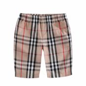 Lovely Casual Plaid Print Apricot Boys Shorts