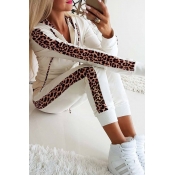 Lovely Leisure Patchwork White Loungewear