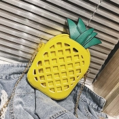 Lovely Sweet Pineapple Yellow Crossbody Bag