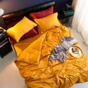 Lovely Leisure Basic Yellow Bedding Set