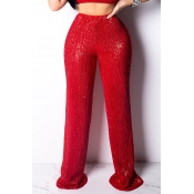 Lovely Stylish Basic Red Pants
