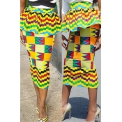 Lovely Bohemian Print Multicolor Skirt