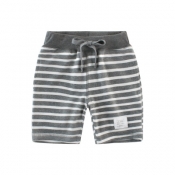 Lovely Trendy Striped Grey Boy Shorts