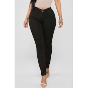 LW Stylish Basic Skinny Black Jeans