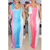 Lovely Trendy Striped Multicolor Maxi Dress