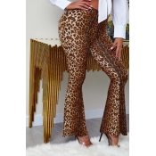 lovely Stylish Leopard Print Pants