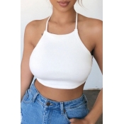 lovely Sexy Skinny White Camisole