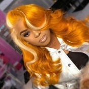 Lovely Stylish Curly Orange Wigs