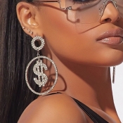 lovely Trendy Letter Gold Earring