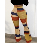LW Stylish Striped Patchwork Multicolor Pants