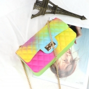 LW Stylish Chain Strap Blue Crossbody Bags