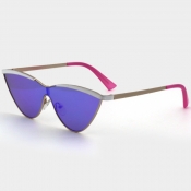 lovely Chic Cat s Eye Frame Design Purple Sunglass