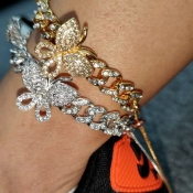lovely Trendy Butterfly Gold Body Chain