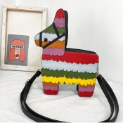 lovely Chic Cartoon Multicolor Crossbody Bag