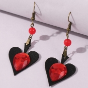 lovely Chic Heart Red Earring