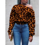 lovely Trendy Leopard Print Hoodies